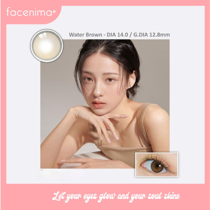 SOFTLENS EOS CECILE WATER BROWN 14.00 mm MINUS (-0.50 sd -6.00)