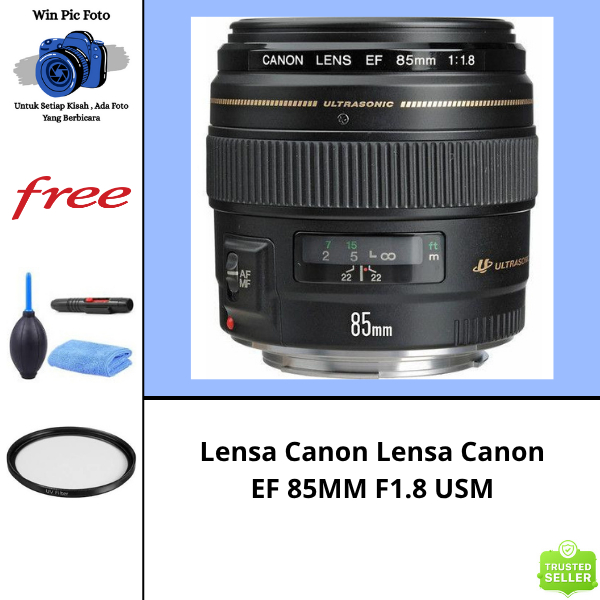 Lensa Canon EF 85mm f1.8 USM