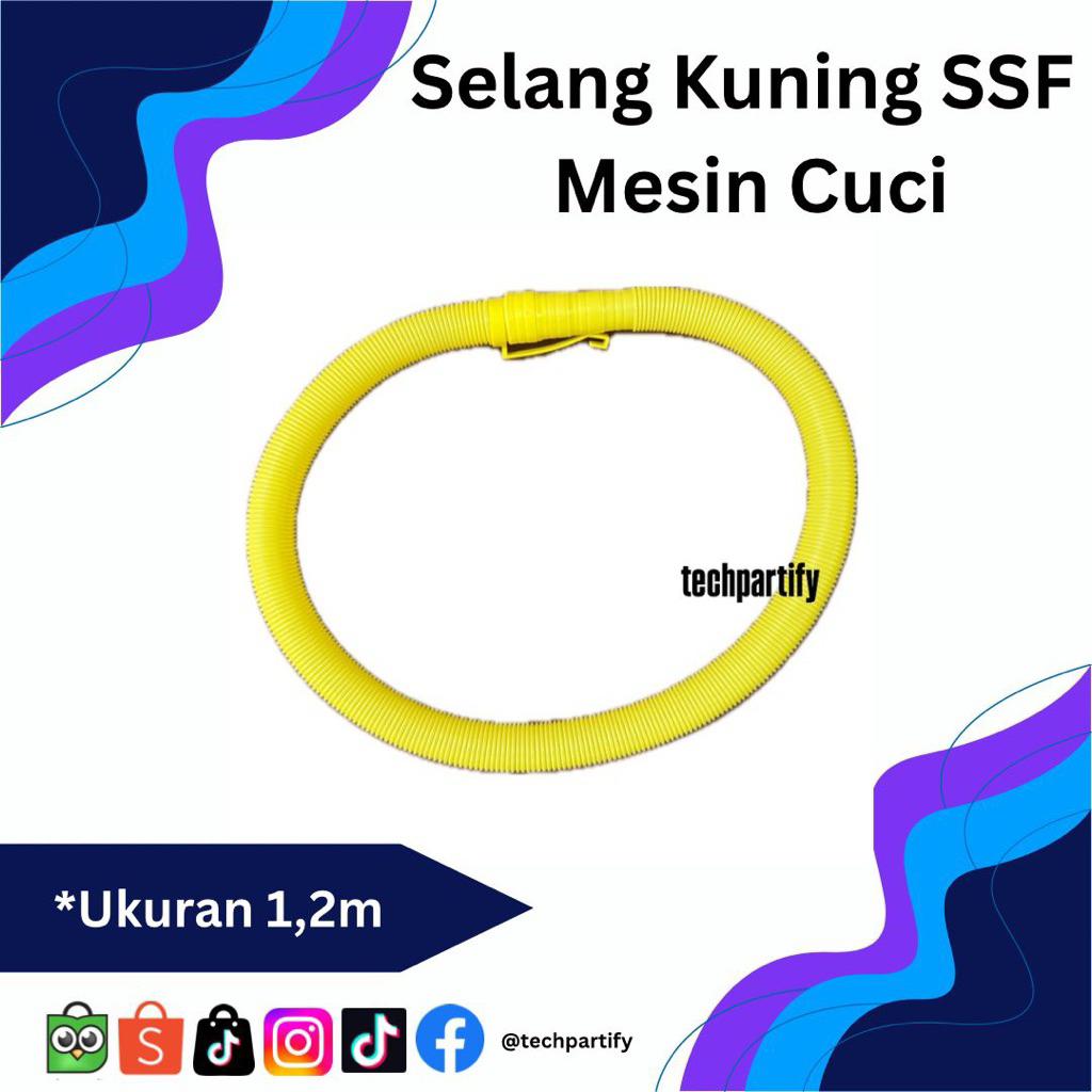 SELANG PEMBUANGAN AIR MESIN CUCI SELANG MESIN CUCI 2 TABUNG | SELANG MESIN CUCI 2 TABUNG | SELANG BU