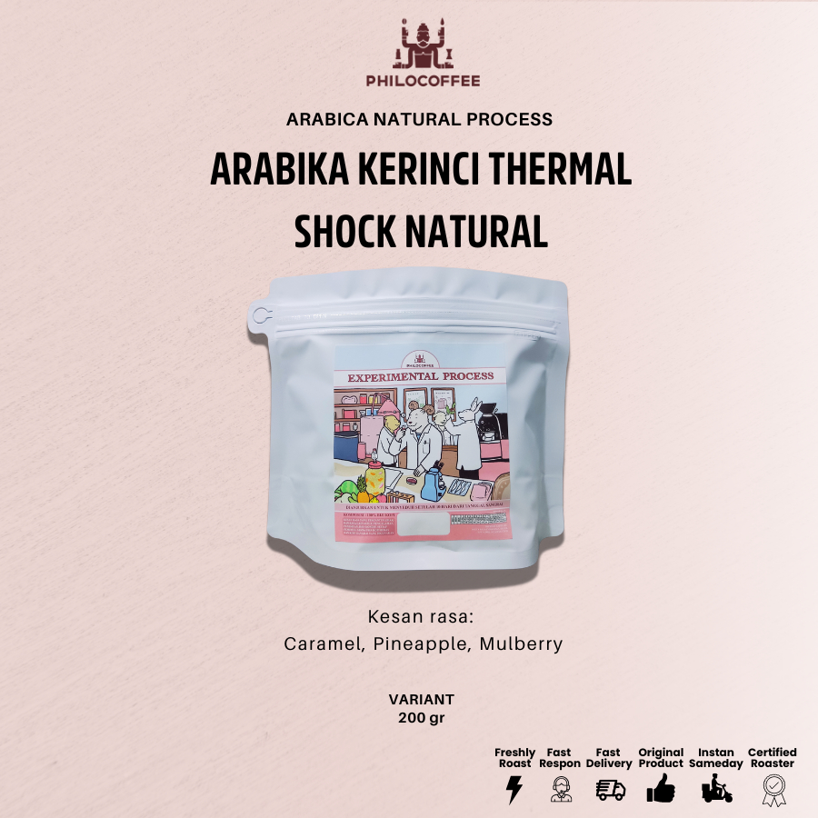 

Kopi Arabika Kerinci Termal Shock Natural | Arabica Coffee - 200gr