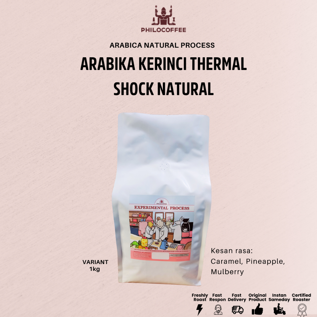 

Kopi Arabika Kerinci Termal Shock Natural | Arabica Coffee 1kg