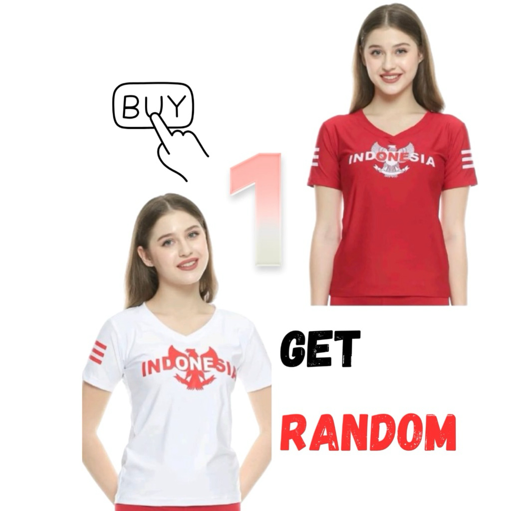 Kaos Garuda Merah Putih Indonesia / Atasan Merah Putih Garuda