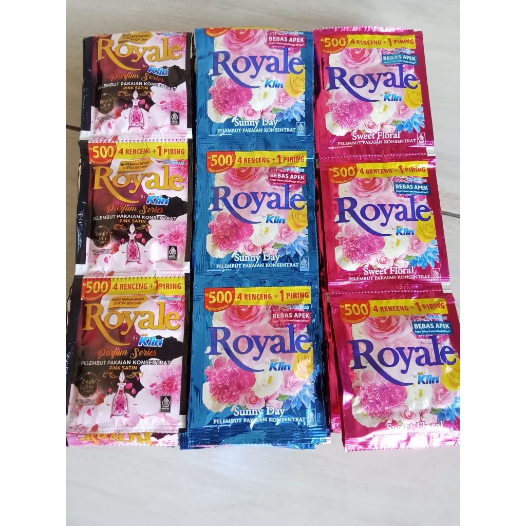 pewangi royal renceng 12 sachet