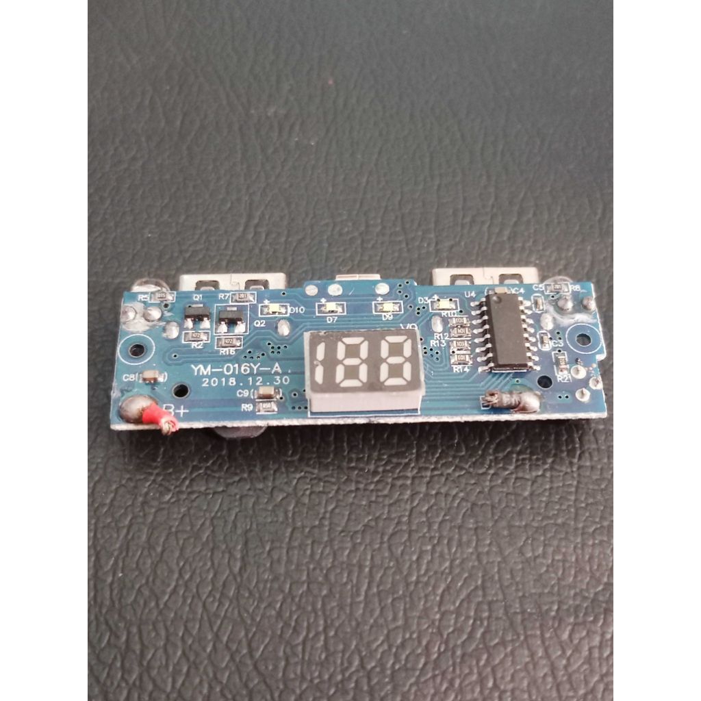 Modul Powerbank Digital Led Fast Charger 2,5A 5volt Modul Charger Indikator digital