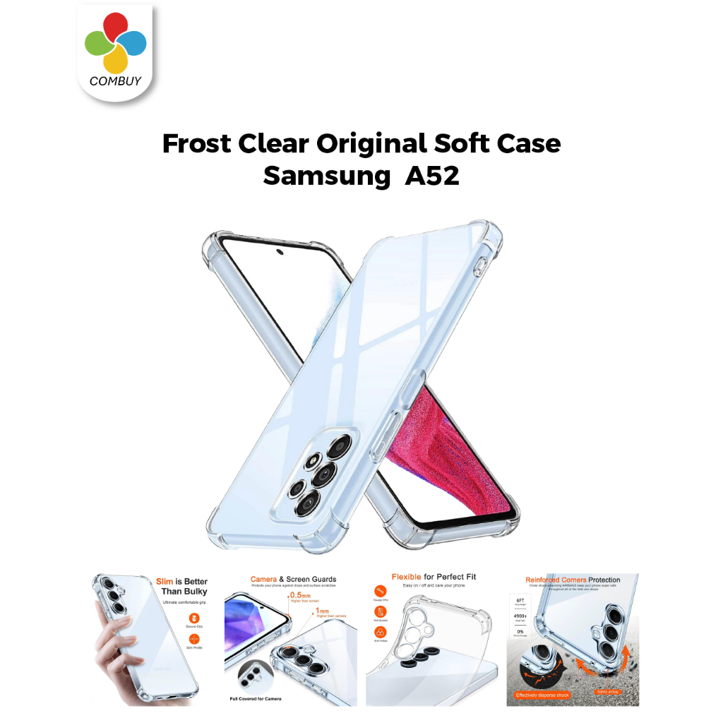 Frost Clear Original Soft Case - CLEAR, SAMSUNG A32 5G/4G | SAMSUNG A52 5G/4G |