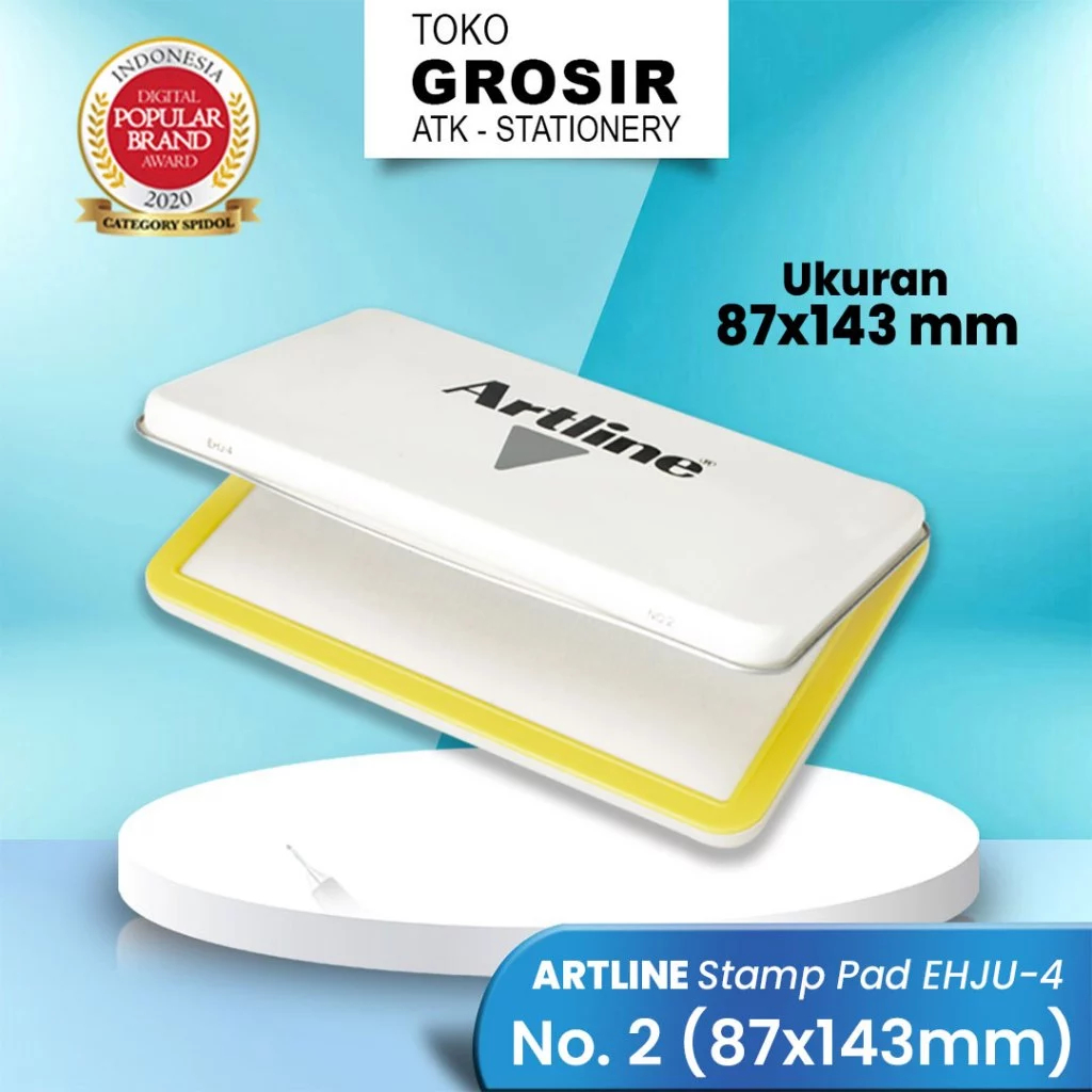 

GROSIR Stamp Pad Bantalan Tinta Stempel Artline EHJU-4 2