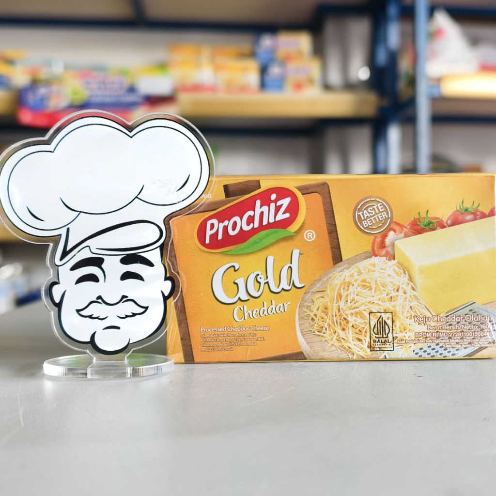 Keju Prochiz Cheddar Gold 160Gr / Keju Parut Prochiz / Keju Cheddar Prochiz