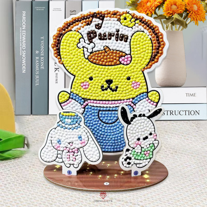 

DIY diamond painting stand acrylic dekorasi sanrio kartun hadiah kado DPT003