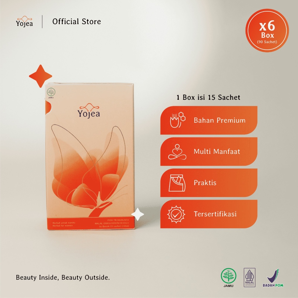 

YOJEA MINUMAN HERBAL KEWANITAAN (6 BOX)