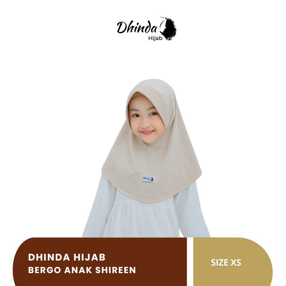 Dhinda Hijab - Bergo Anak Shireen Size Xs