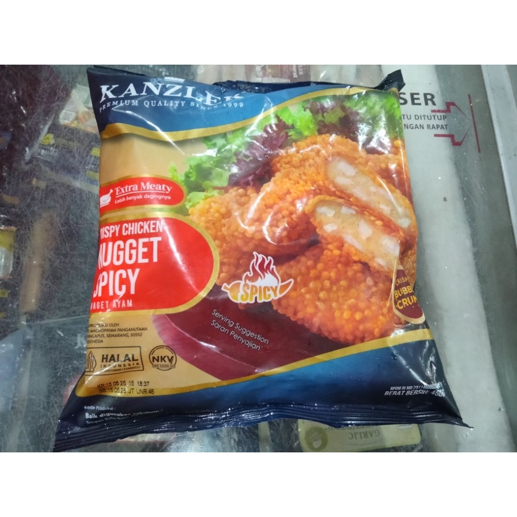 

kanzler chicken naget hot 450gram