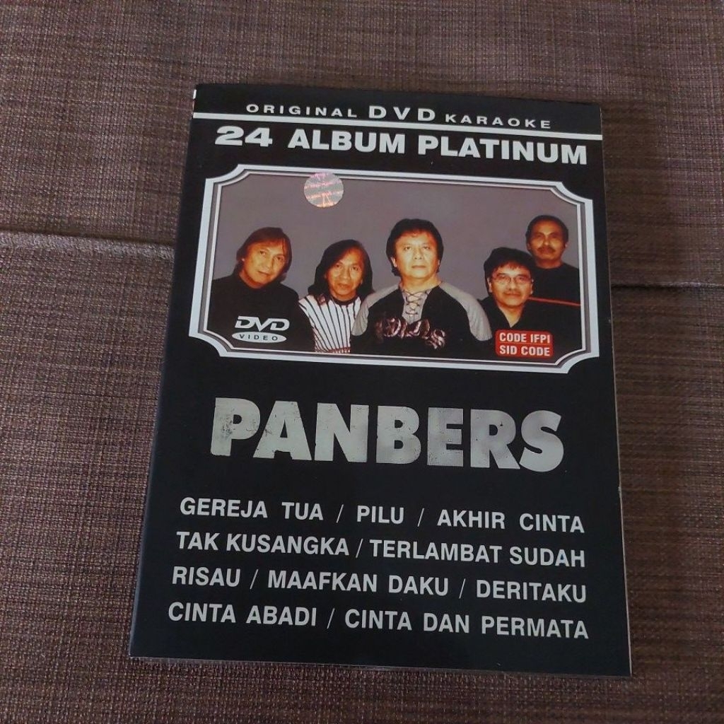 DVD original karaoke 24 platinum panbers