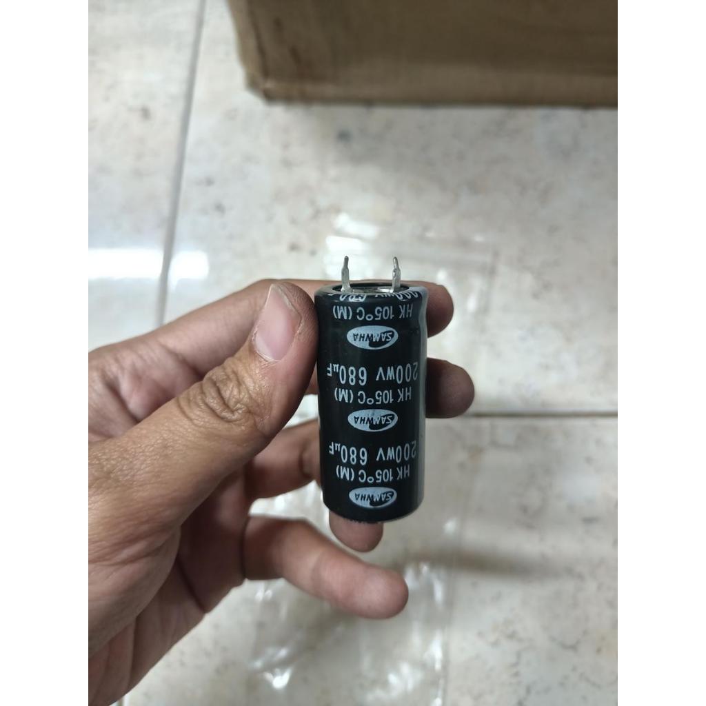 Elco Kapasitor 200v-680uf Samwha