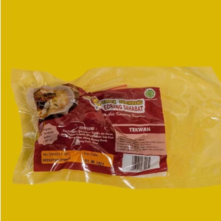 

Tekwan Asli Palembang,Kemasan frozen