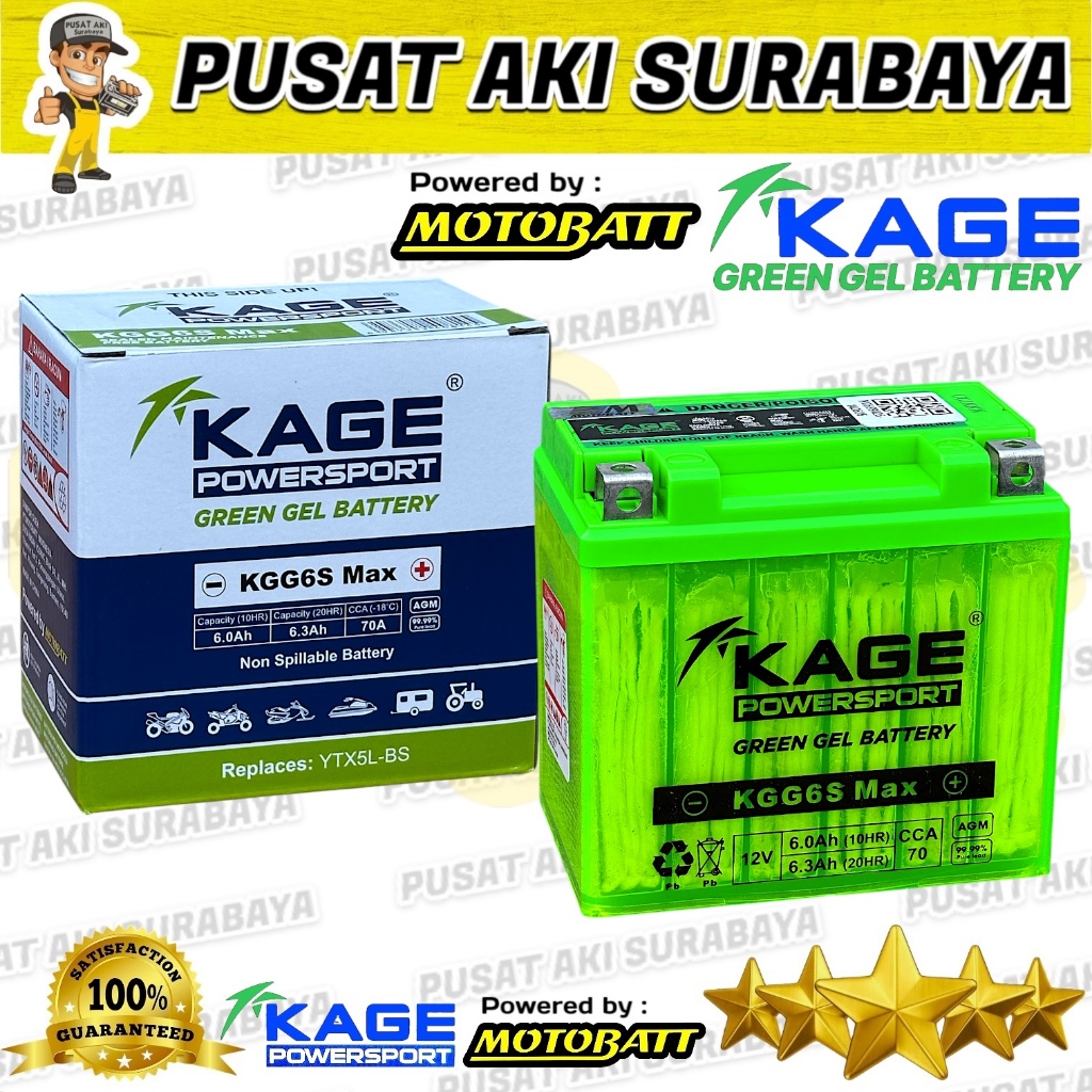 PUSAT AKI SURABAYA AKI KERING TERBAIK MOTOBATT MTZ6S GEL AKI MOTOR VARIO LED 150 VARIO 125 NEW 6