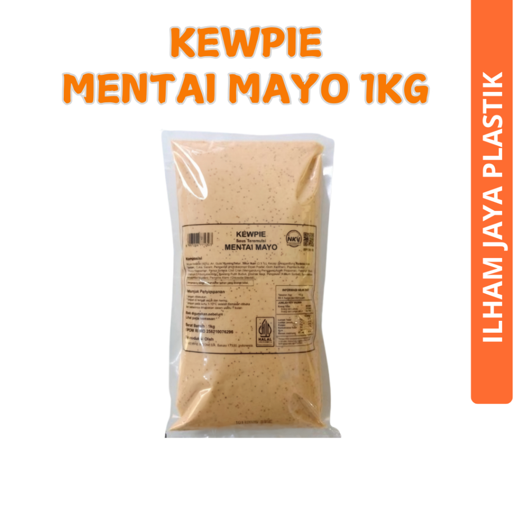 

Kewpie Mentai Mayo 1KG / Saus mentai/saos mentai 1kg/ mayonaise mentai