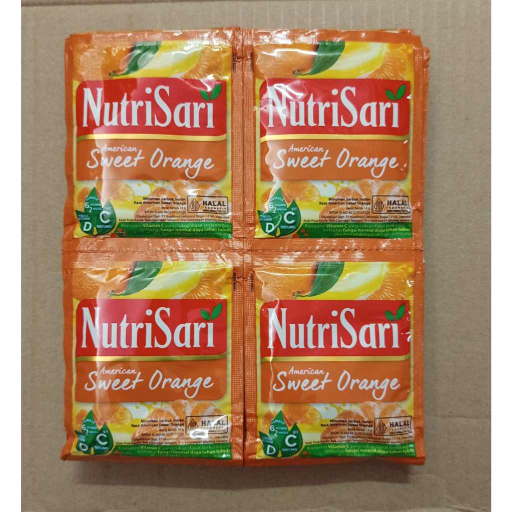

Nutrisari American Sweet Orange 10Sachet