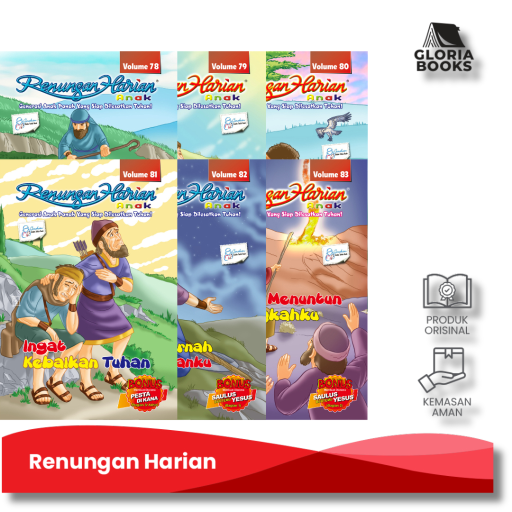 Paket 6 bulan Renungan Harian Anak Vol. 78-83