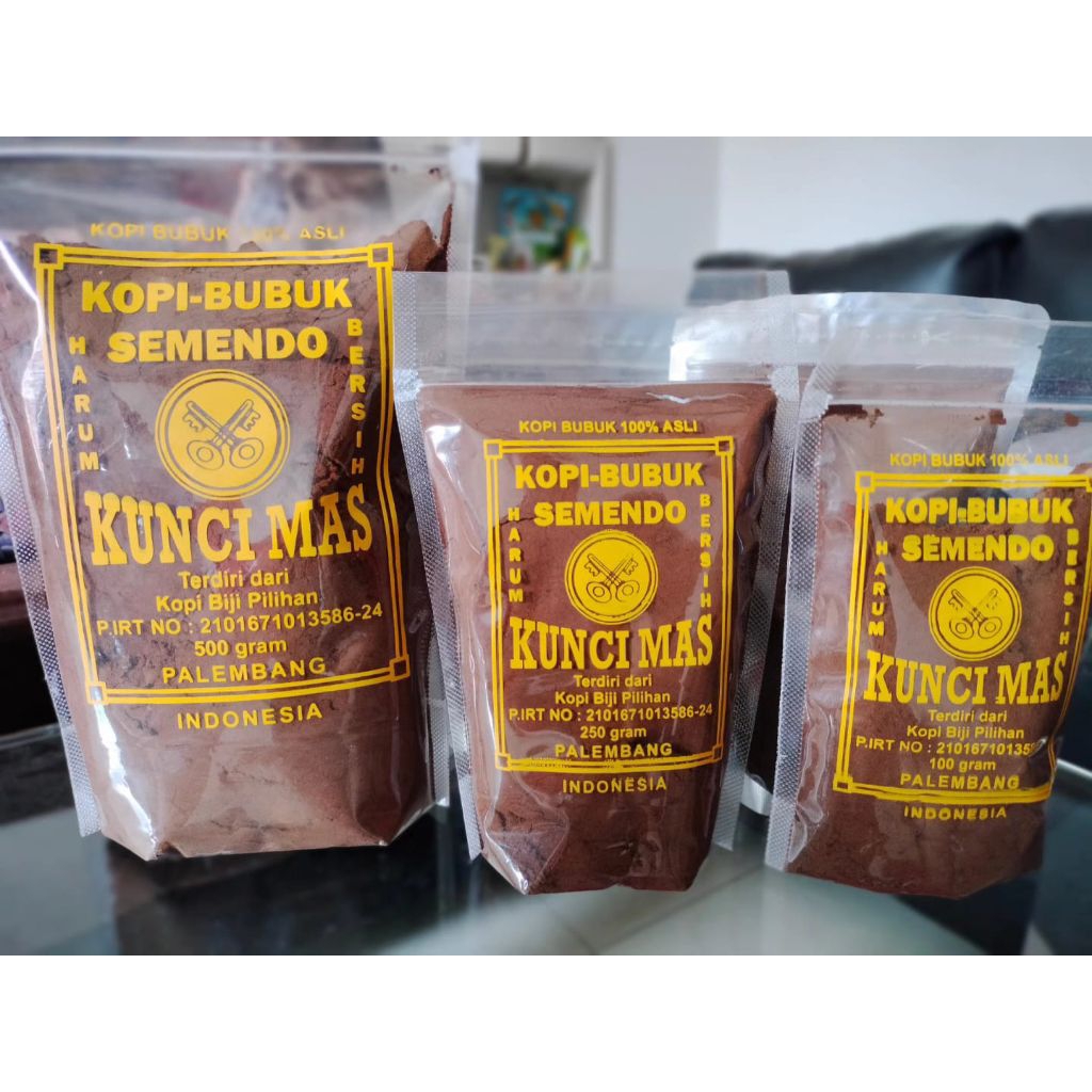 

Kopi Bubuk Semendo Kunci Mas Kemasan Ziplock @100gram