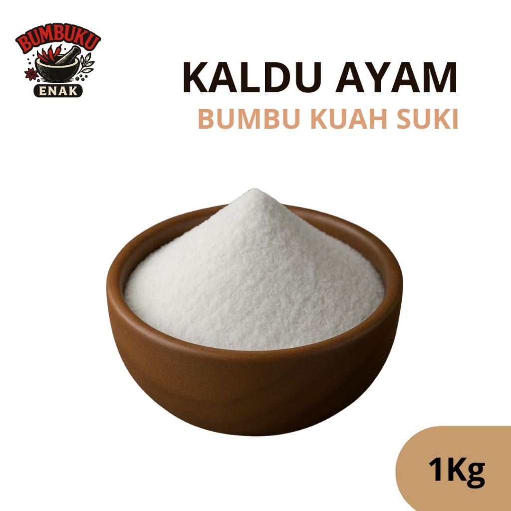 

Bumbu Kuah Suki Kaldu Ayam 1Kg – Gurih Nikmat, Kuah Kaya Rasa untuk Steamboat & Shabu Praktis di Rumah