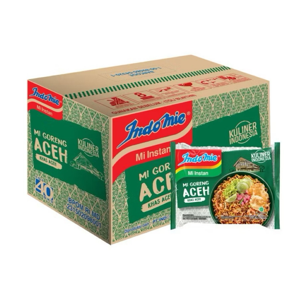

1 DUS ISI 40 INDOMIE MI INSTAN GORENG ACEH 90 gr