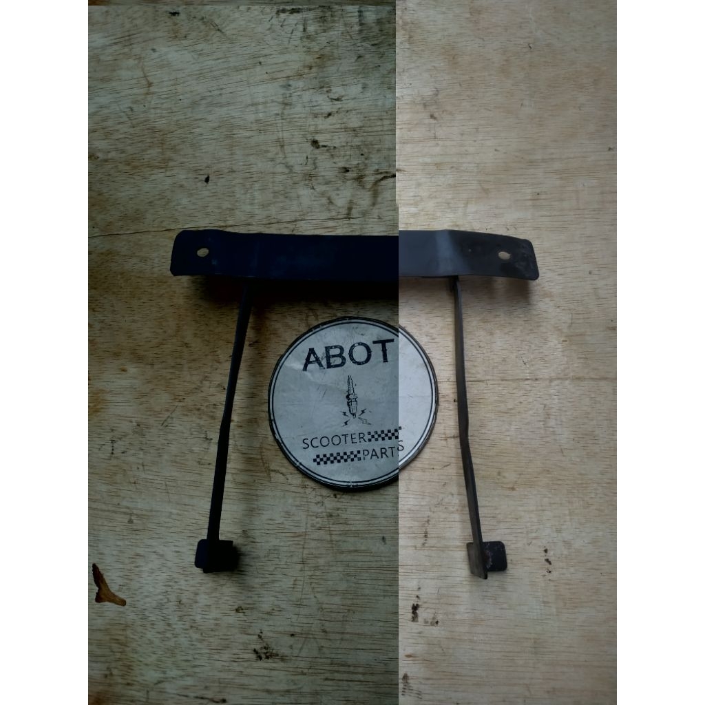 Dudukan plat nomor depan vespa excel exclusive px ps