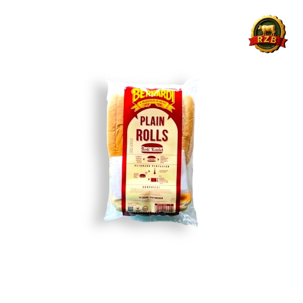 

Bernardi Roti Hotdog 6 pcs / Bernardi Plain Rolls