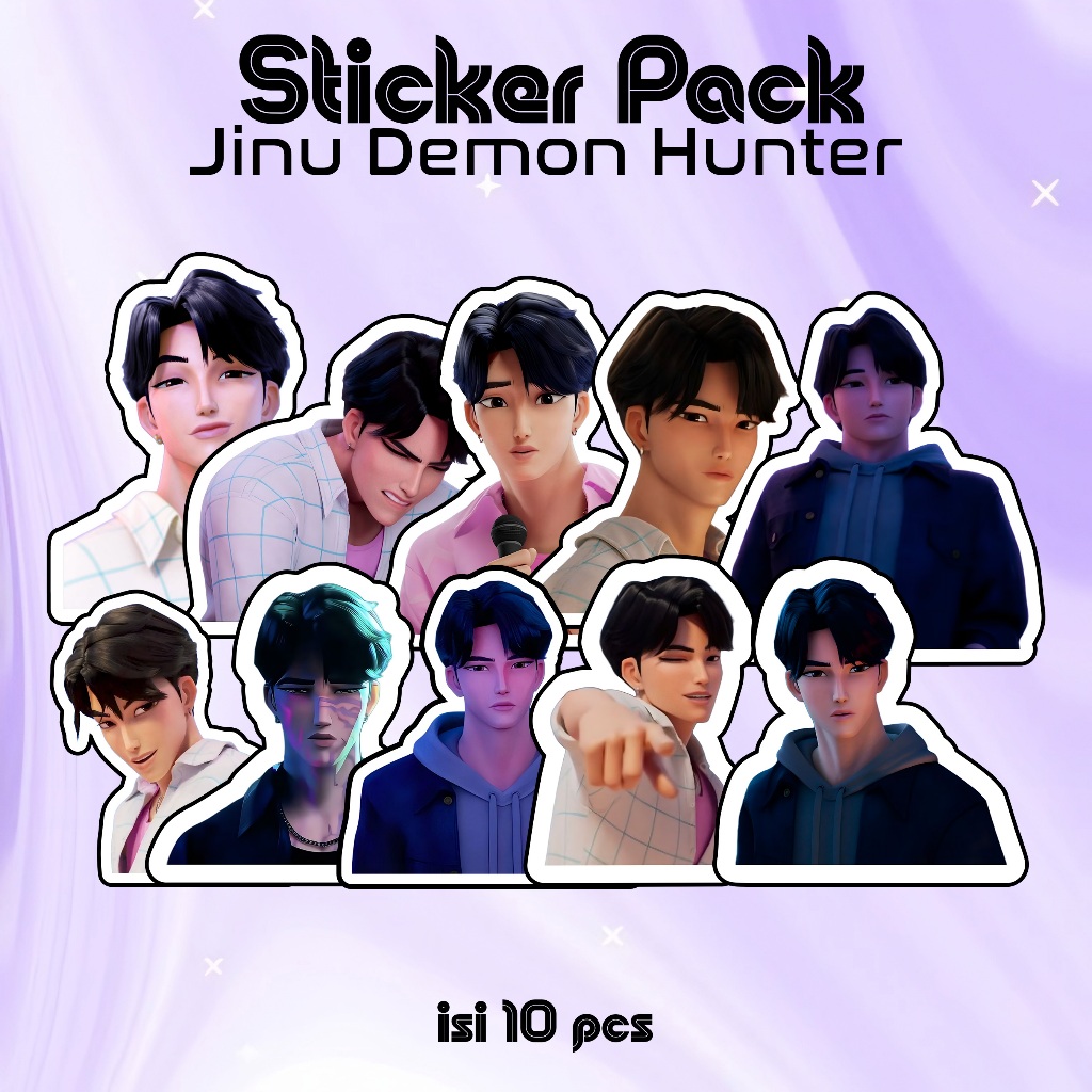 

STIKER JINU DEMON HUNTER TAHAN AIR 1 PACK