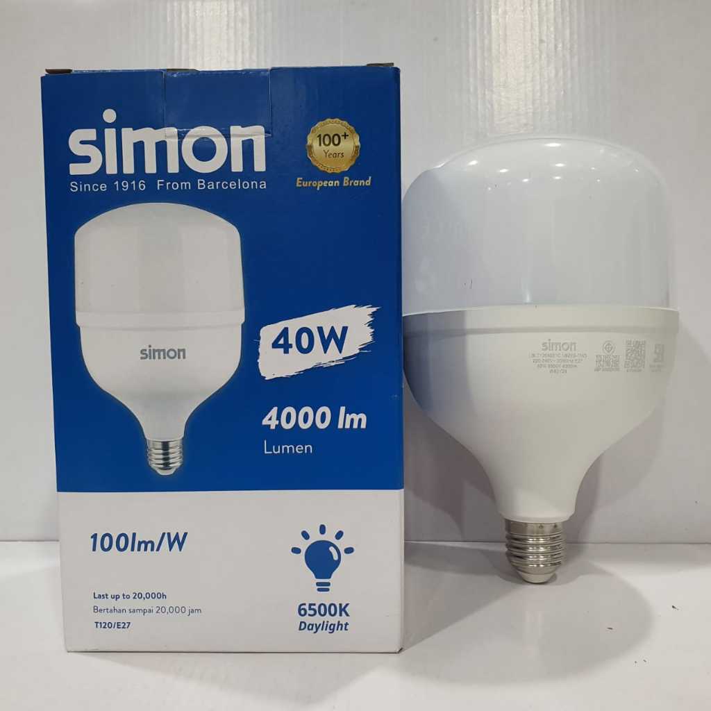 Lampu Led Simon 40W - Bola Lampu Led Rumah Super Terang