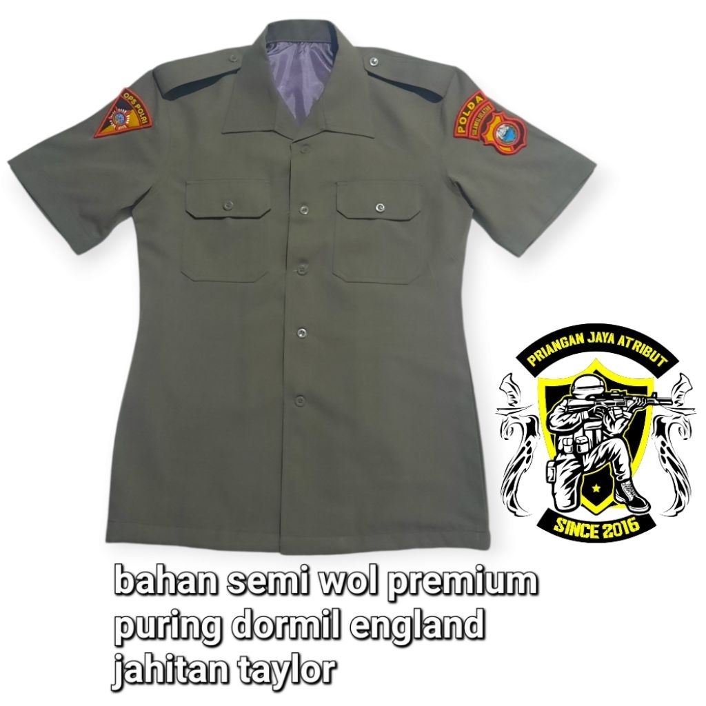 Seragam PDH polri polisi premium