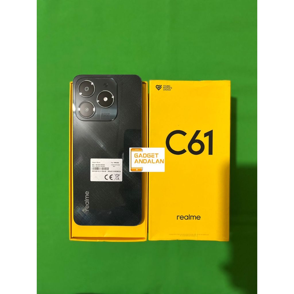 Realme c61 8/128gb second fullset garansi