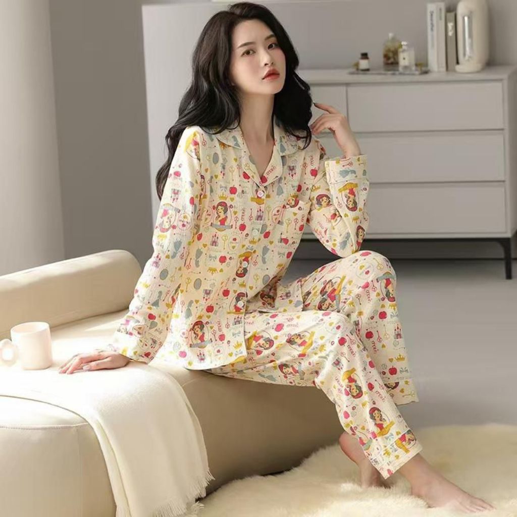 baju tidur piyama tidur snow white dewasa LD115