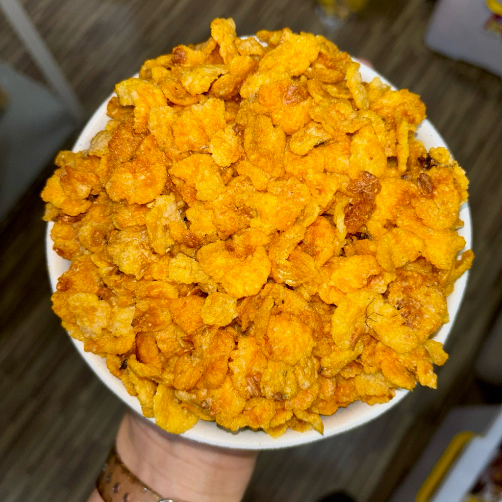 

Emping Jagung Geprek Pedas Manis / Keripik Jagung 1kg