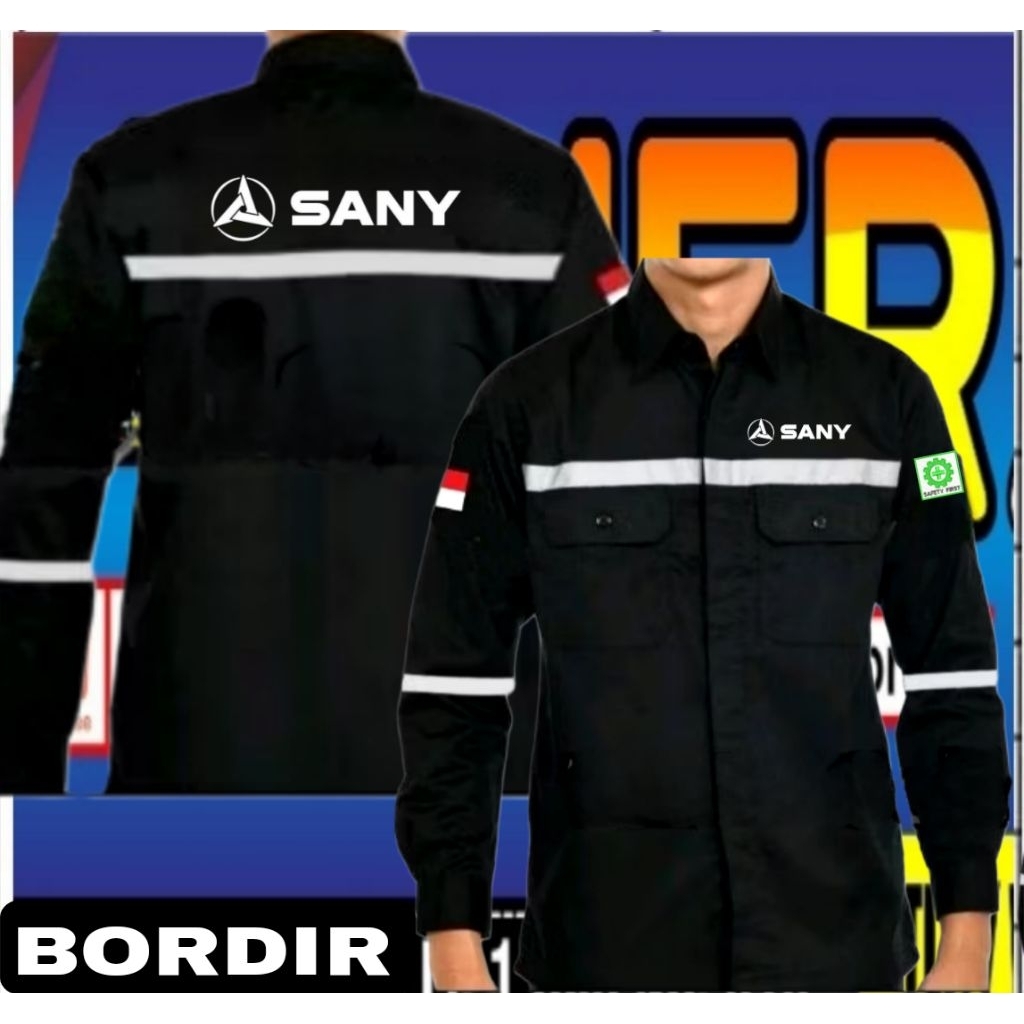 wearpack Sany kemeja sany baju sany seragam Sany kemeja kerja sany baju kerja sany seragam kerja San