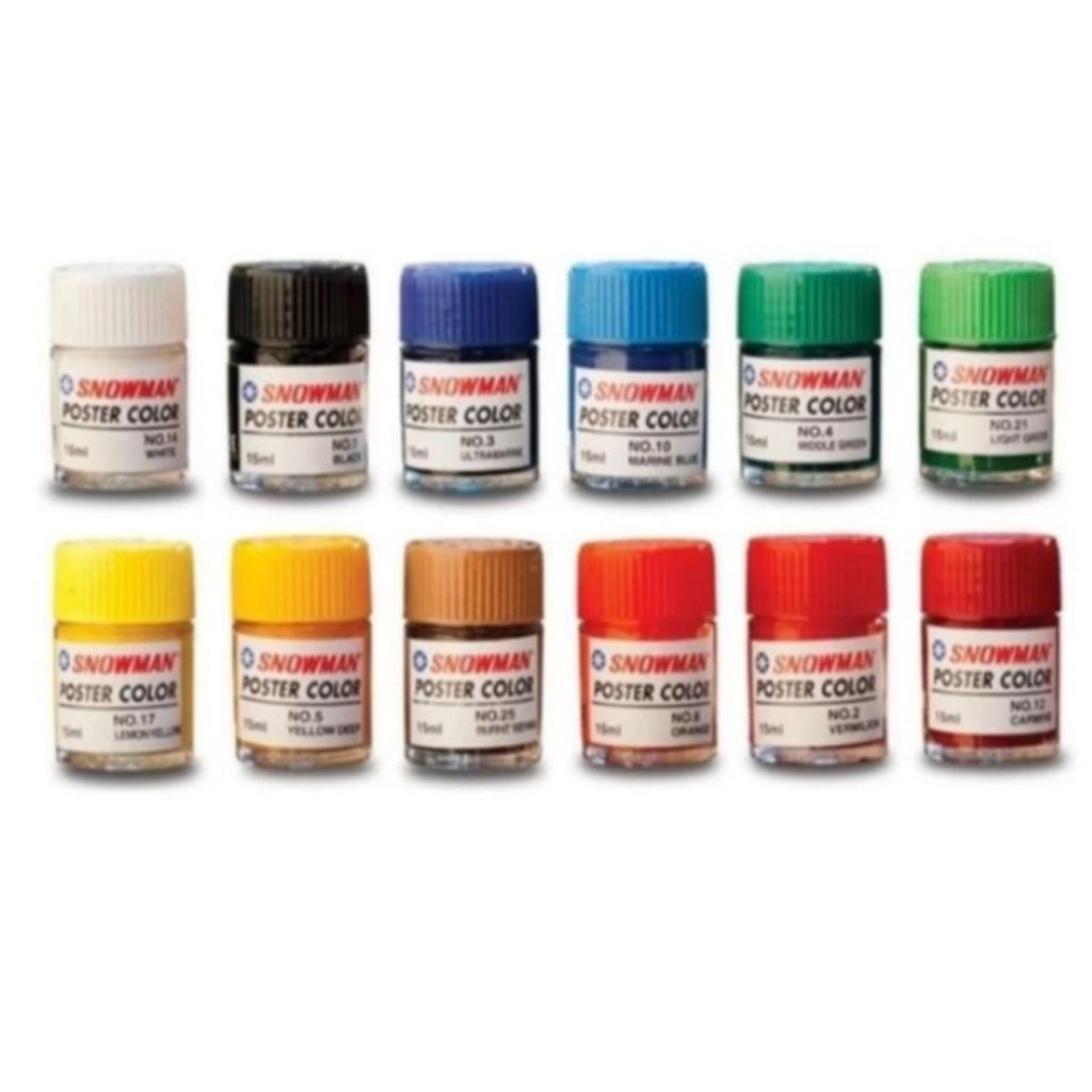 

[YOBANA] SNOWMAN POSTER COLOR 15ML BERBAGAI WARNA