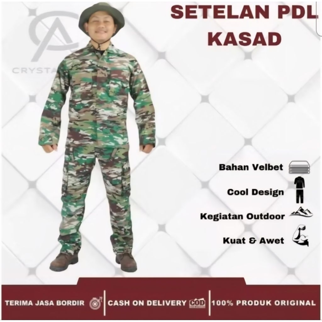 Cod Pdl Banser / Setelan Banser / Seragam Loreng Banser / Baju Banser