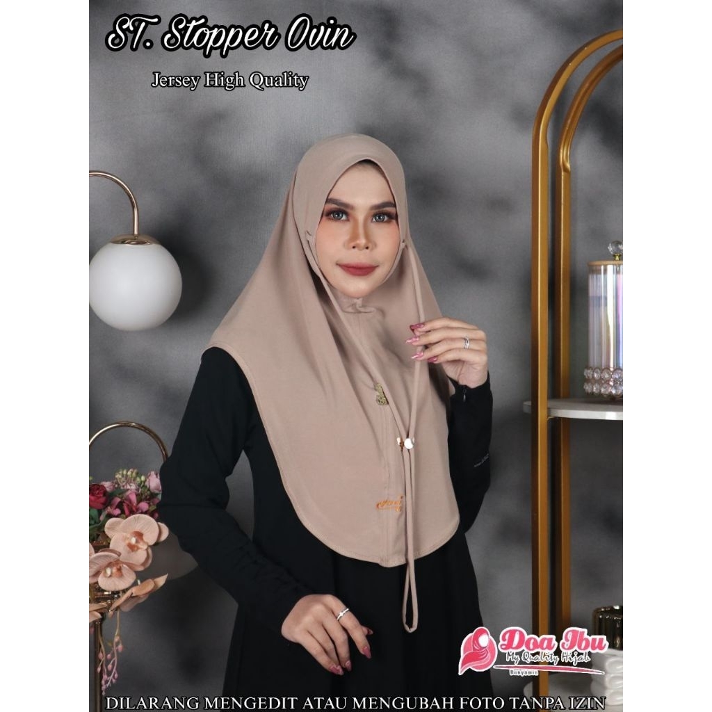 DOA IBU - JILBAB DOI TALI KUPU stopper Ovin by DOA IBU HIJAB