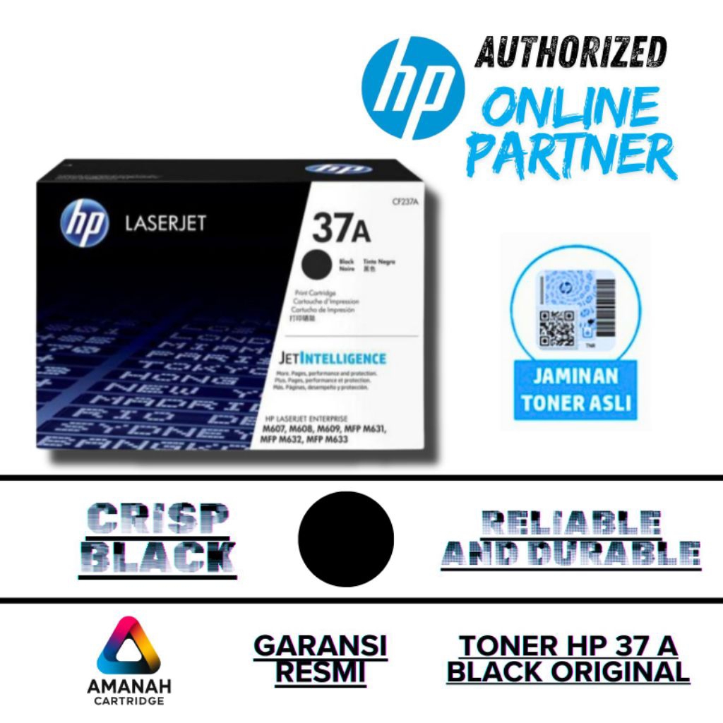 TONER HP 37A (BLACK) ORIGINAL LASERJET
