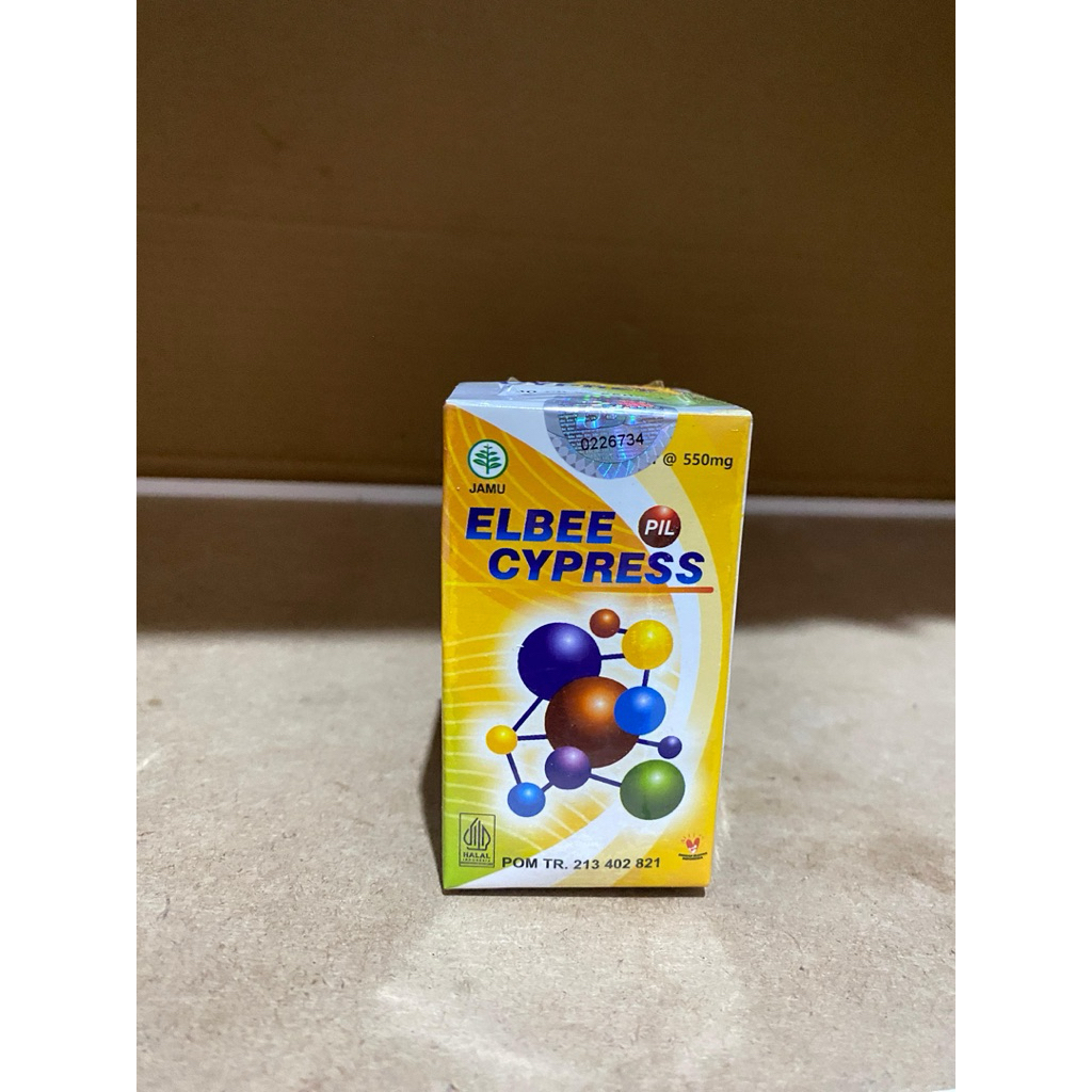 PIL HITAM AJAIB ELBEE CYPRESS 1 BOTOL Isi 30 PIL