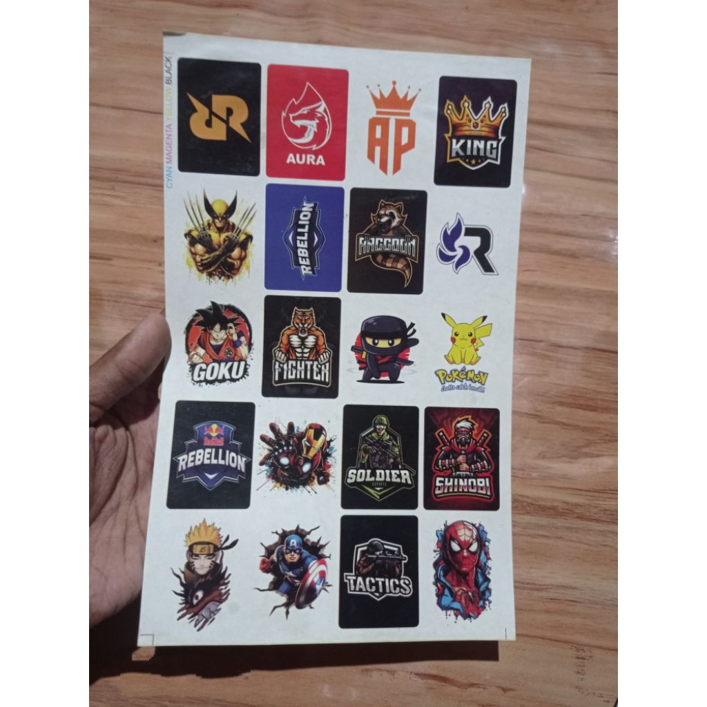 

Stiker Lembaran