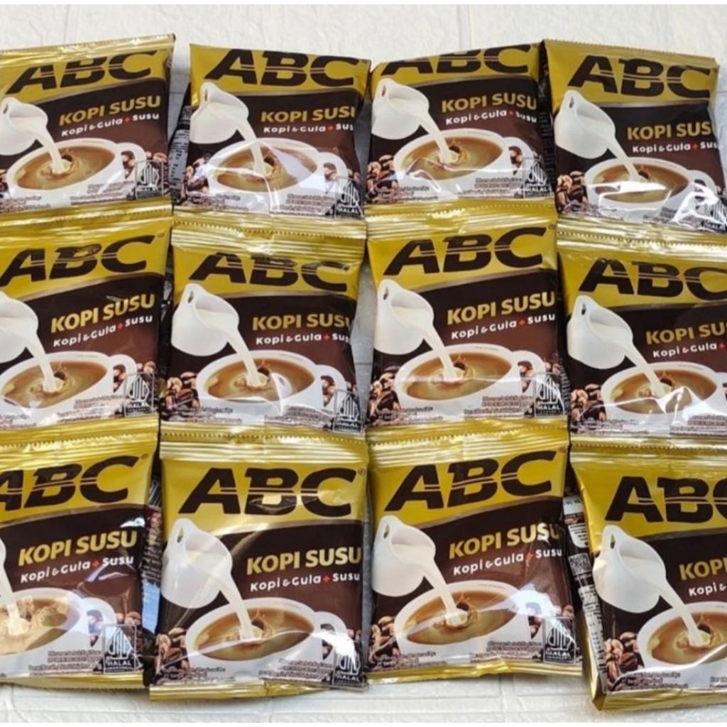 

Kopi abc susu isi 10 sachet