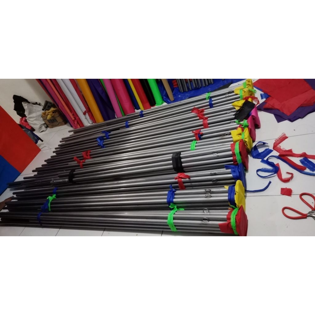 Rangka besi tenda bongkar pasang uk 2x2 2x3 3x3 rangka saja