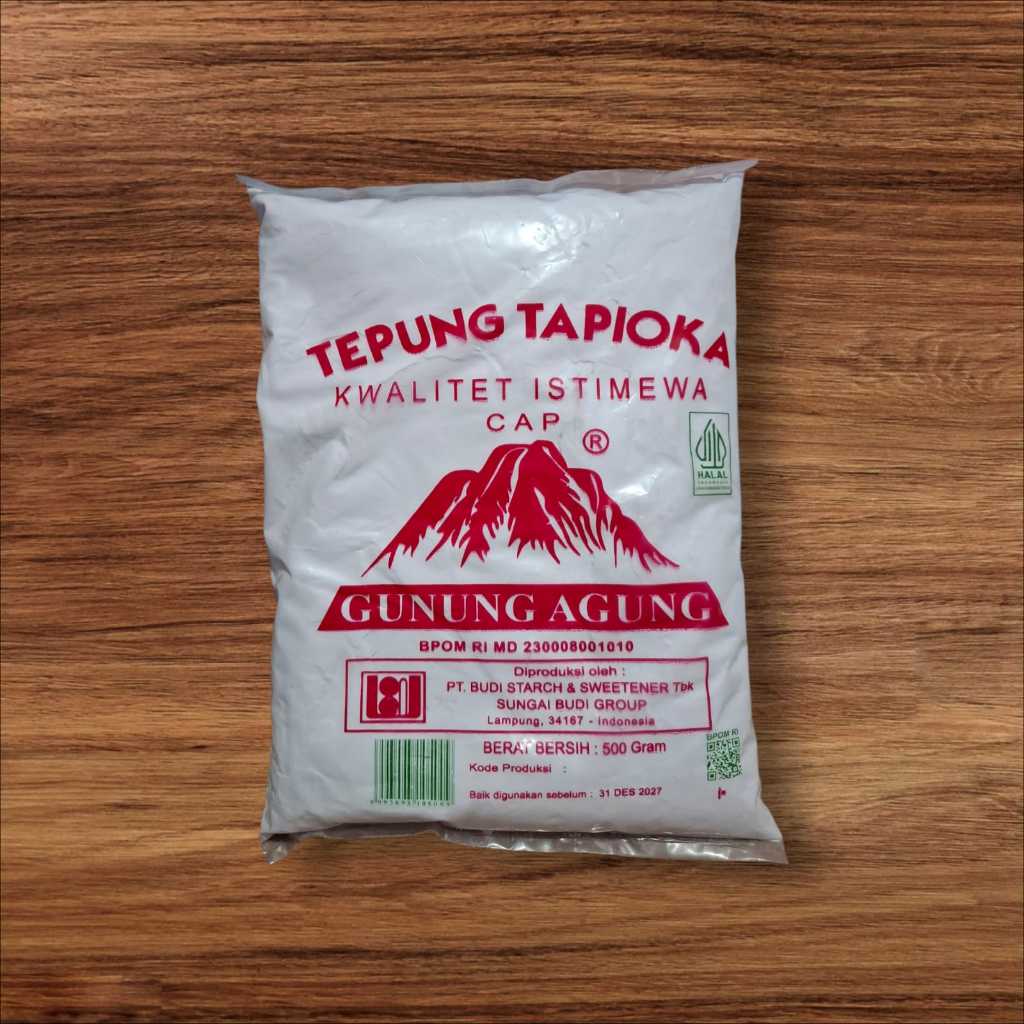 

Tapioka Gunung Agung 500gr. 1 Bungkus