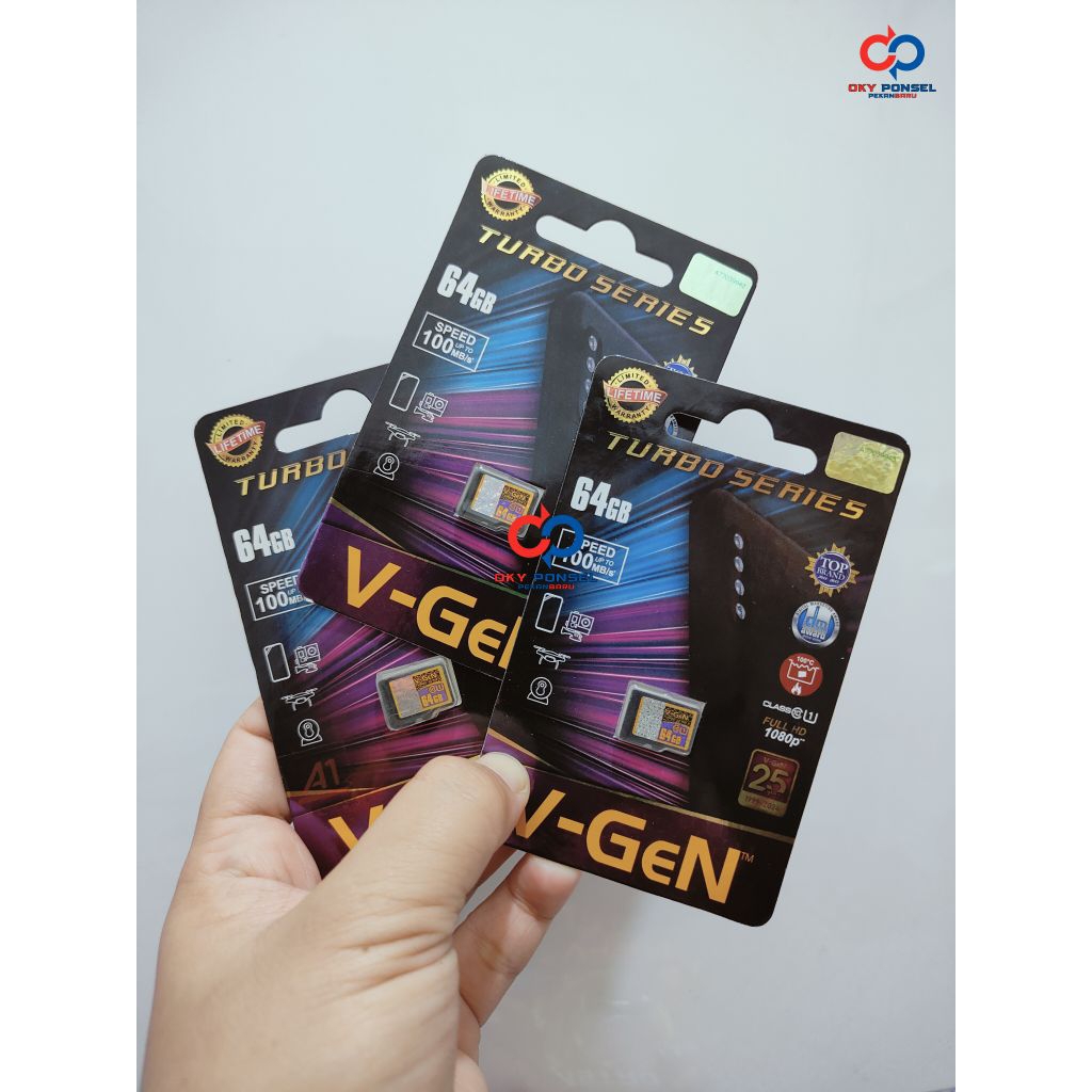 Memory Card V-Gen 64 gb ORI Class 10 / Memori HP V-Gen 64gb ORI