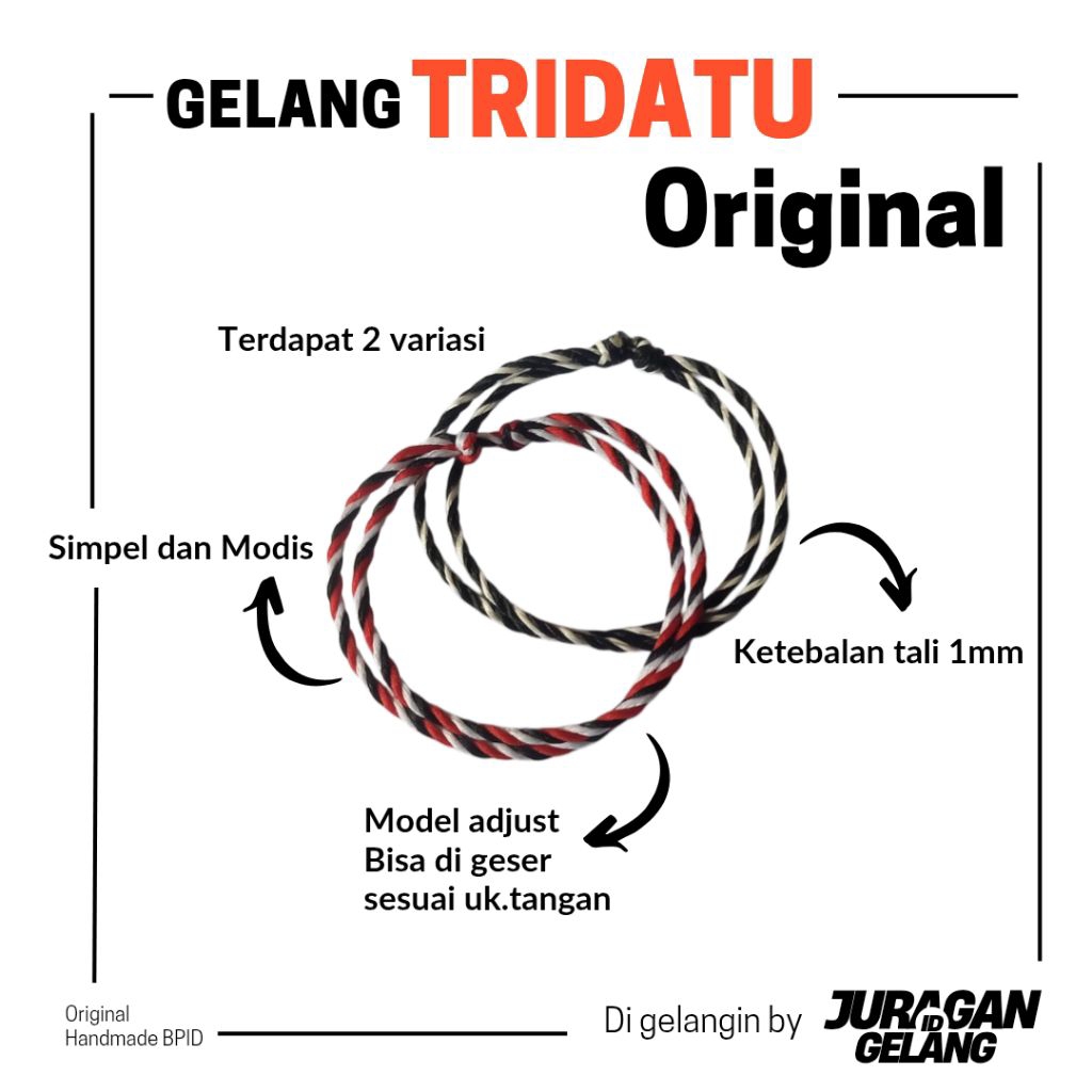 Gelang Tridatu Original ☆ GELANG TRIDATU 3 WARNA ☆ GELANG ETNIK  BALI ☆ GELANG TALI TRIDATU ☆ GELANG