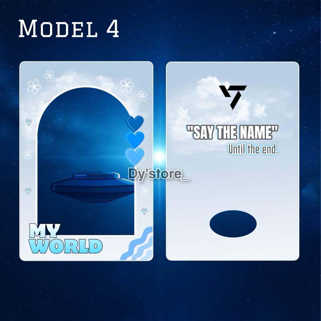 

Card Holder Acrylic Seventeen New_ Kpop Cahol