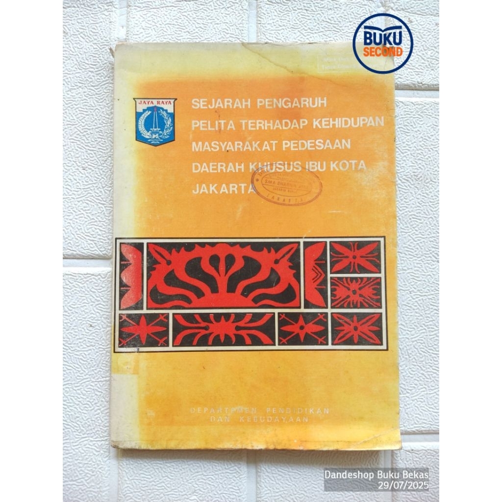 Sejarah pengaruh Pelita terhadap kehidupan masyarakat pedesaan Daerah Khusus Ibukota DKI Jakarta - B