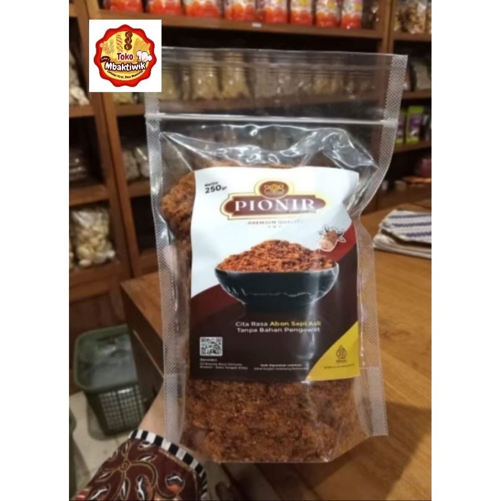 

abon sapi pionir 250 gram abon sapi premium 250 gram