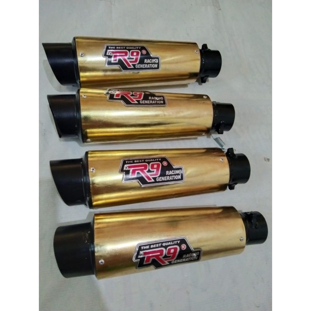 knalpot fullset R9 racing Satria Fu Jupiter MX New/Old