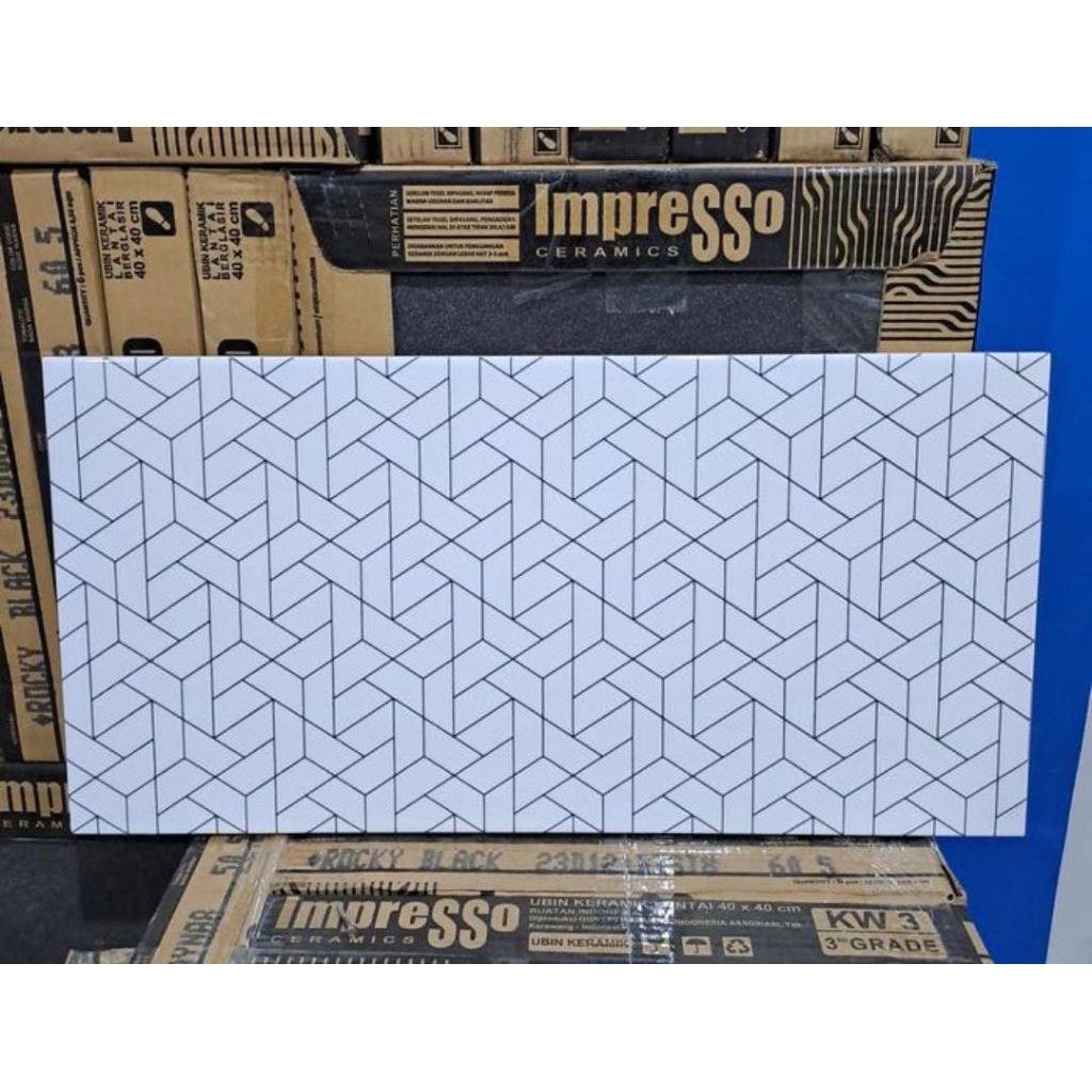 keramik dinding Mulia signature  30 x 60 ENZO BIANCO